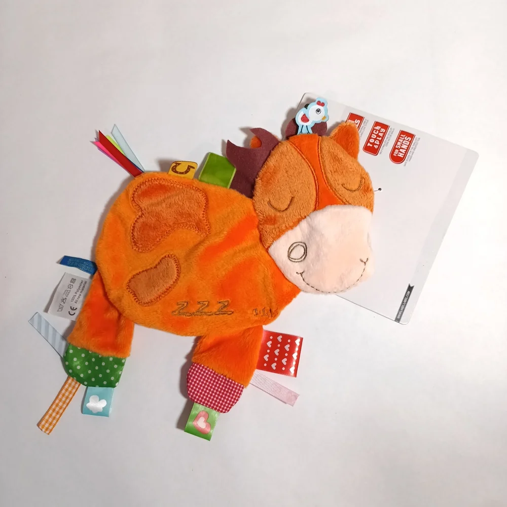 Label Label Friends Cuddly Henry Horse Baby Toy Tab Lovey New Nwt